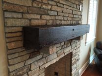 Rustic Fireplace Mantel 1 small