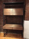 Metal Frame Desk / Shelves 1 small