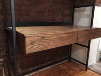 Metal Frame Desk / Shelves 2 small