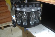 Art Deco Style Countertop Mini Bar 4 small