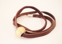 Leather Wrap Bracelet 2 small