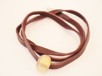 Leather Wrap Bracelet 4 small