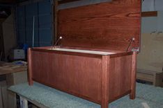 Blanket Chest In Oak 2 small