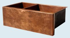 Copper Sink With Ray's Farmous Hammering 2 small