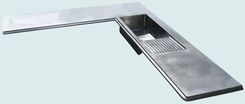 Pewter Countertop With Integral Sink And Drainboard 2 small