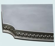 Pewter Countertop With Braid Edge & Scallop Corners 2 small