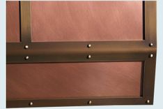 Copper Range Hood With Brass Straps 5 small