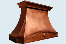 Copper Range Hood With Repousse Buffalo 2 small