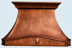 Copper Range Hood With Repousse Buffalo 1 small