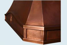 Copper Range Hood With Repousse Buffalo 6 small
