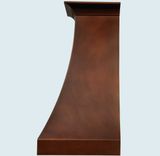 Copper Range Hood With Dark Patina 5 small