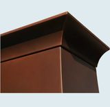 Copper Range Hood With Dark Patina 6 small