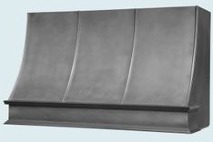 Zinc Range Hood With French Band 3 small