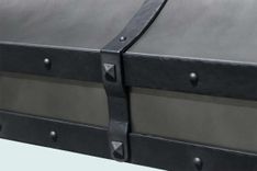 Steel Range Hood With Dark Steel Straps 2 small