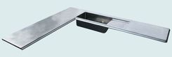 Pewter Countertop With Integral Sink And Drainboard 1 small