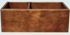 Copper Sink With Ray's Farmous Hammering 1 small