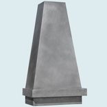 Zinc Range Hood With Tall Pyramid Shape 1 small