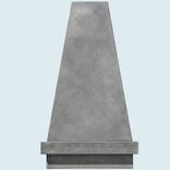 Zinc Range Hood With Tall Pyramid Shape 2 small
