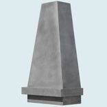 Zinc Range Hood With Tall Pyramid Shape 3 small