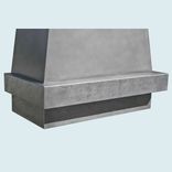 Zinc Range Hood With Tall Pyramid Shape 4 small