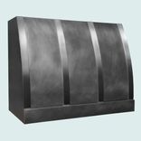 Zinc Range Hood With Stainless Straps 1 small