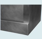 Zinc Range Hood With Stainless Straps 4 small