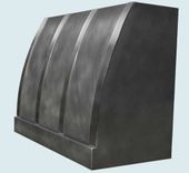 Zinc Range Hood With Stainless Straps 5 small