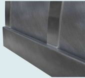 Zinc Range Hood With Stainless Straps 6 small