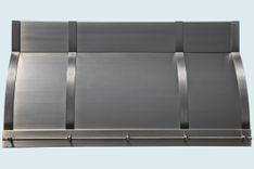 Stainless Range Hood With Pot Rail & Straps 2 small