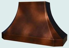 Copper Range Hood With Patterned Patina 3 small