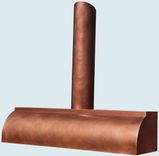 Copper Range Hood With Tall Round Stack 1 small