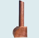 Copper Range Hood With Tall Round Stack 3 small