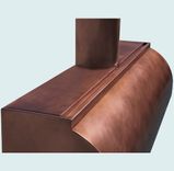 Copper Range Hood With Tall Round Stack 5 small