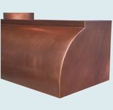 Copper Range Hood With Tall Round Stack 6 small
