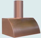 Copper Range Hood With Natural Matte Finish 1 small