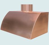 Copper Range Hood With Natural Matte Finish 4 small