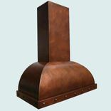 Copper Range Hood With Decorative Clavos 1 small