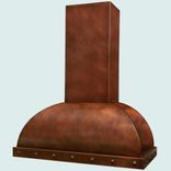 Copper Range Hood With Decorative Clavos 3 small