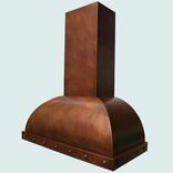Copper Range Hood With Decorative Clavos 4 small