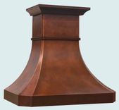 Copper Range Hood With Stack & Crown 2 small