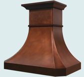Copper Range Hood With Stack & Crown 3 small