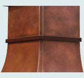 Copper Range Hood With Stack & Crown 4 small