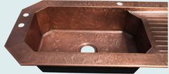 Copper Sink With Drainboard & Ray's Hammering 4 small