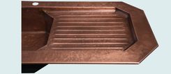 Copper Sink With Drainboard & Ray's Hammering 5 small