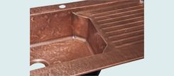 Copper Sink With Drainboard & Ray's Hammering 6 small