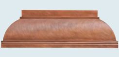 Copper Range Hood With Mont St. Michel Band 1 small