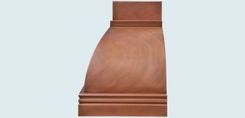 Copper Range Hood With Mont St. Michel Band 4 small
