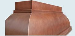 Copper Range Hood With Mont St. Michel Band 6 small