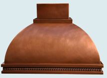 Copper Range Hood With Embossed Braid 2 small