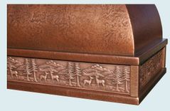 Copper Range Hood With Forest Scene Band 3 small